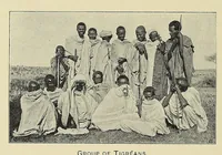 An illustration from A sporting trip through Abyssinia : a narrative of a nine months' journey from the plains of the Hawash to the snows of Simien, with a description of the game, from elephant to ibex, and notes on the manners and customs of the natives (1902)