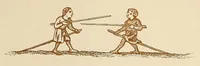 An illustration from The sports and pastimes of the people of England. From the earliest period, including the rural and domestic recreations, May games, mummeries, pageants, processions and pompous spectacles (1903)