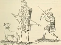 An illustration from The sports and pastimes of the people of England : Including the rural and domestic recreations, May games, mummeries, shows, processions, pageants, and pompous spectacles, from the earliest period to the present time (1845)
