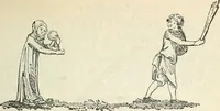 An illustration from The sports and pastimes of the people of England : Including the rural and domestic recreations, May games, mummeries, shows, processions, pageants, and pompous spectacles, from the earliest period to the present time (1845)