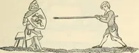An illustration from The sports and pastimes of the people of England : Including the rural and domestic recreations, May games, mummeries, shows, processions, pageants, and pompous spectacles, from the earliest period to the present time (1845)