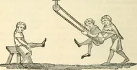 An illustration from The sports and pastimes of the people of England : Including the rural and domestic recreations, May games, mummeries, shows, processions, pageants, and pompous spectacles, from the earliest period to the present time (1845)