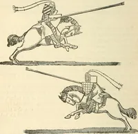 An illustration from The sports and pastimes of the people of England : Including the rural and domestic recreations, May games, mummeries, shows, processions, pageants, and pompous spectacles, from the earliest period to the present time (1845)