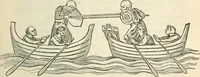 An illustration from The sports and pastimes of the people of England : Including the rural and domestic recreations, May games, mummeries, shows, processions, pageants, and pompous spectacles, from the earliest period to the present time (1845)