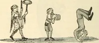 An illustration from The sports and pastimes of the people of England : Including the rural and domestic recreations, May games, mummeries, shows, processions, pageants, and pompous spectacles, from the earliest period to the present time (1845)