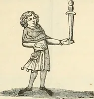 An illustration from The sports and pastimes of the people of England : Including the rural and domestic recreations, May games, mummeries, shows, processions, pageants, and pompous spectacles, from the earliest period to the present time (1845)