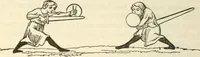 An illustration from The sports and pastimes of the people of England : Including the rural and domestic recreations, May games, mummeries, shows, processions, pageants, and pompous spectacles, from the earliest period to the present time (1845)