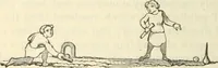 An illustration from The sports and pastimes of the people of England : Including the rural and domestic recreations, May games, mummeries, shows, processions, pageants, and pompous spectacles, from the earliest period to the present time (1845)