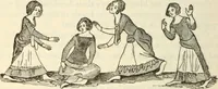 An illustration from The sports and pastimes of the people of England : Including the rural and domestic recreations, May games, mummeries, shows, processions, pageants, and pompous spectacles, from the earliest period to the present time (1845)