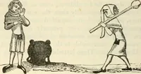An illustration from The sports and pastimes of the people of England : Including the rural and domestic recreations, May games, mummeries, shows, processions, pageants, and pompous spectacles, from the earliest period to the present time (1845)