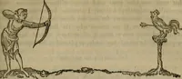 An illustration from The sports and pastimes of the people of England : including the rural and domestic recreations, May games, mummeries, shows, processions, pageants, and pompous spectacles, from the earliest period to the present time (1830)