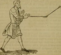 An illustration from The sports and pastimes of the people of England : including the rural and domestic recreations, May games, mummeries, shows, processions, pageants, and pompous spectacles, from the earliest period to the present time (1830)