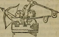 An illustration from The sports and pastimes of the people of England : including the rural and domestic recreations, May games, mummeries, shows, processions, pageants, and pompous spectacles, from the earliest period to the present time (1830)