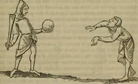 An illustration from The sports and pastimes of the people of England : including the rural and domestic recreations, May games, mummeries, shows, processions, pageants, and pompous spectacles, from the earliest period to the present time (1830)