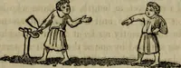 An illustration from The sports and pastimes of the people of England : including the rural and domestic recreations, May games, mummeries, shows, processions, pageants, and pompous spectacles, from the earliest period to the present time (1830)