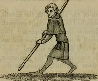 An illustration from The sports and pastimes of the people of England : including the rural and domestic recreations, May games, mummeries, shows, processions, pageants, and pompous spectacles, from the earliest period to the present time (1830)