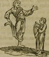 An illustration from The sports and pastimes of the people of England : including the rural and domestic recreations, May games, mummeries, shows, processions, pageants, and pompous spectacles, from the earliest period to the present time (1830)