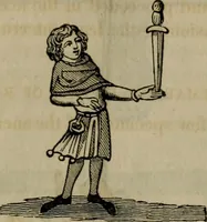 An illustration from The sports and pastimes of the people of England : including the rural and domestic recreations, May games, mummeries, shows, processions, pageants, and pompous spectacles, from the earliest period to the present time (1830)