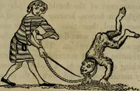 An illustration from The sports and pastimes of the people of England : including the rural and domestic recreations, May games, mummeries, shows, processions, pageants, and pompous spectacles, from the earliest period to the present time (1830)