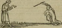 An illustration from The sports and pastimes of the people of England : including the rural and domestic recreations, May games, mummeries, shows, processions, pageants, and pompous spectacles, from the earliest period to the present time (1830)
