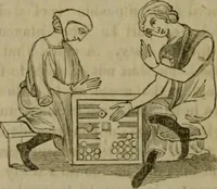 An illustration from The sports and pastimes of the people of England : including the rural and domestic recreations, May games, mummeries, shows, processions, pageants, and pompous spectacles, from the earliest period to the present time (1830)