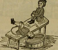 An illustration from The sports and pastimes of the people of England : including the rural and domestic recreations, May games, mummeries, shows, processions, pageants, and pompous spectacles, from the earliest period to the present time (1830)