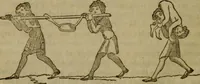 An illustration from The sports and pastimes of the people of England : including the rural and domestic recreations, May games, mummeries, shows, processions, pageants, and pompous spectacles, from the earliest period to the present time (1830)