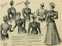 An illustration from Spring & summer fashion catalogue. (1898)