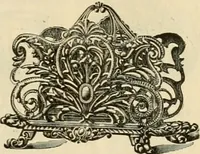 An illustration from Spring & summer fashion catalogue. (1898)