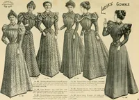 An illustration from Spring & summer fashion catalogue. (1898)