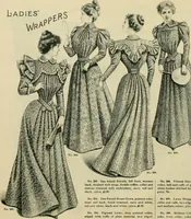 An illustration from Spring & summer fashion catalogue. (1898)