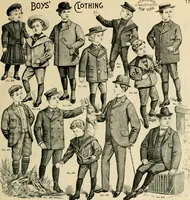An illustration from Spring & summer fashion catalogue. (1898)