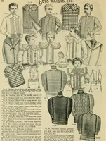An illustration from Spring & summer fashion catalogue. (1898)