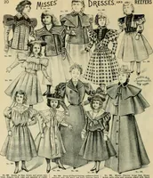 An illustration from Spring & summer fashion catalogue. (1898)