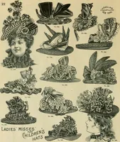 An illustration from Spring & summer fashion catalogue. (1898)