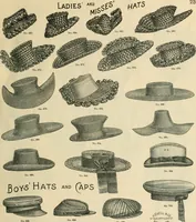 An illustration from Spring & summer fashion catalogue. (1898)