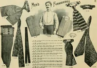 An illustration from Spring & summer fashion catalogue. (1898)