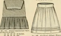 An illustration from Spring & summer fashion catalogue. (1898)