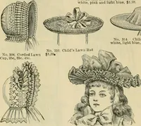 An illustration from Spring & summer fashion catalogue. (1898)
