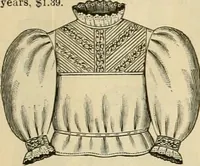 An illustration from Spring & summer fashion catalogue. (1898)