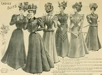 An illustration from Spring & summer fashion catalogue. (1898)