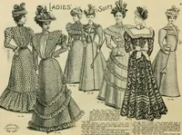 An illustration from Spring & summer fashion catalogue. (1898)