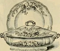 An illustration from Spring & summer fashion catalogue. (1898)