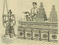 An illustration from Spring & summer fashion catalogue. (1898)