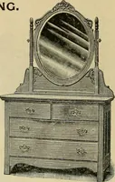 An illustration from Spring & summer fashion catalogue. (1898)