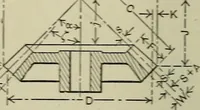 An illustration from Spur and bevel gearing; a treatise on the principles, dimensions, calculation, design and strength of spur and bevel gearing, together with chapters on special tooth forms and methods of cutting gear teeth (1914)