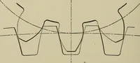 Picture 114 of 122 from Spur and bevel gearing; a treatise on the principles, dimensions, calculation, design and strength of spur and bevel gearing, together with chapters on special tooth forms and methods of cutting gear teeth (1914), leaf 293