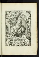 Picture 18 of 20 from SS. apostolorum et evangelistarum icones cum suis parergis a Theodoro VanLonto, delineatae (1620), leaf 47