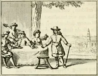 An illustration from Staat- en zedekundige zinneprenten, of, Leerzame fabelen (1731)