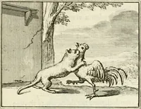 Picture 33 of 132 from Staat- en zedekundige zinneprenten, of, Leerzame fabelen (1731), leaf 124
